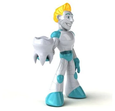 Robot - 3D Illustration Stock Illustration