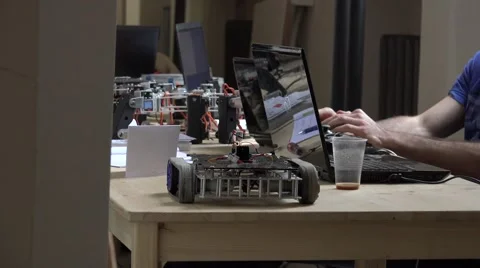 Robot. AI. New technologies. Stock Footage 50228927