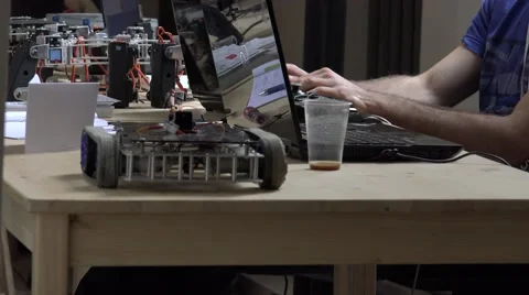 Robot. AI. New technologies. Stock Footage 50229110