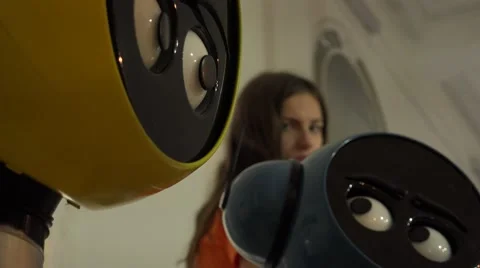 Robot AI New technologies. Stock Footage 50229439