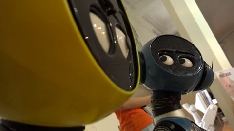 Robot AI New technologies Stock Footage 50229643