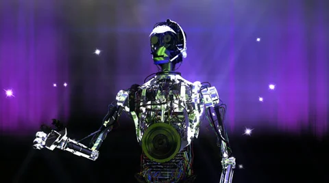 Robot animation Stock Footage 27491185