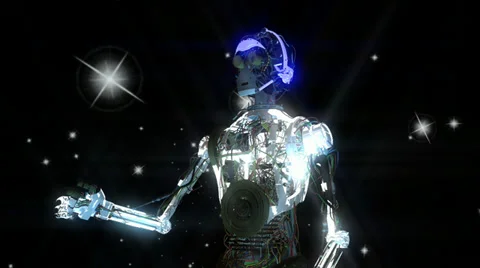 Robot animation Stock Footage 27491192