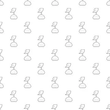 Robot antenna pattern vector seamless Stock Illustration