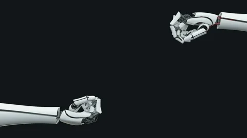 Robot arm, bionic prosthesis, connection, communication. Stock Footage 103335117