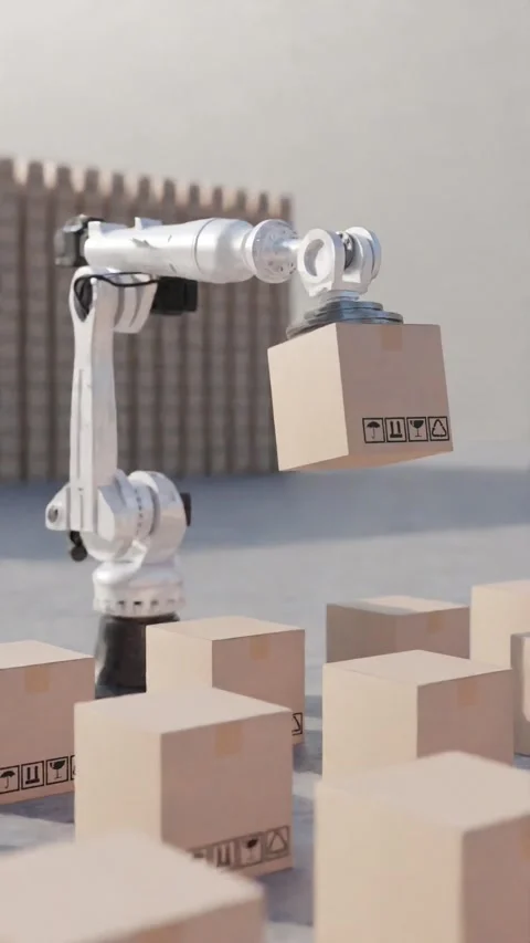 Robot arm Industrial Stock Footage 292051090