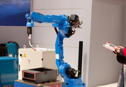Robot arm Foto stock
