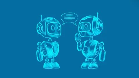 Robot. artificial intelligence concept vector illustration. 스톡 일러스트