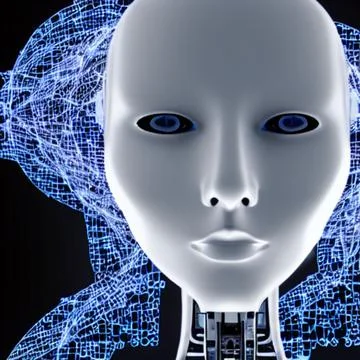 Robot artificial intelligence Stock Illustration