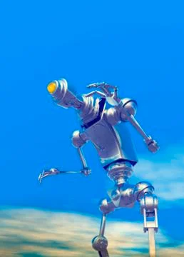 Robot, artwork 스톡 일러스트