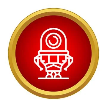 Robot assistant icon for modern technology concepts Illustrazione stock