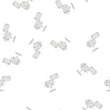 Robot astronaut glyph icon vector isolated illustration Stock Illustration