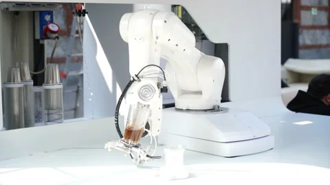 Robot bar 01 Stock Footage 162167393