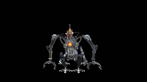 robot battle machine ,loop, animation, t... | Stock Video | Pond5