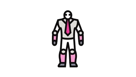 Robot a bow tie Vidéo 326114330