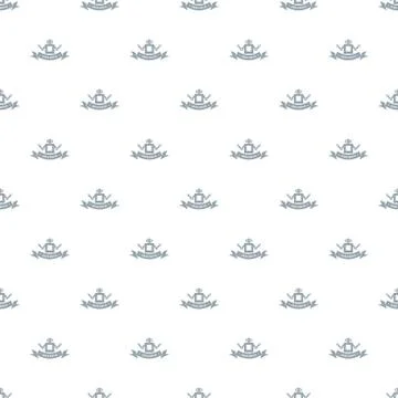 Robot brain pattern vector seamless Illustrazione stock