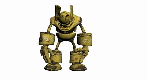 Robot character 스톡 일러스트