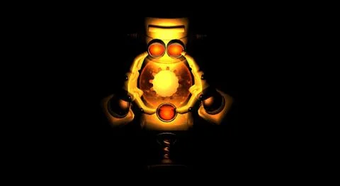 Robot character Stock-Illustration