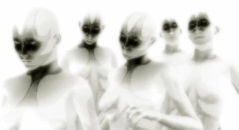 Robot character Stock Illustration