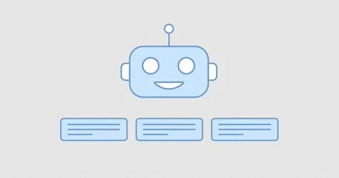 Robot character with modular blocks, 4k video animated scene with alpha cha.. Stock Footage 337893119