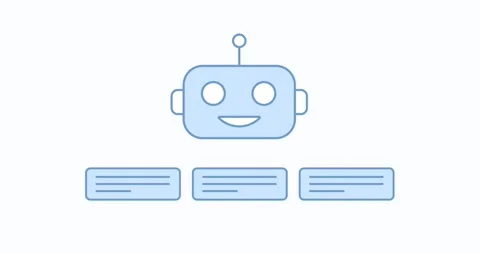 Robot character with modular blocks, 4k video animated scene. Futuristic ro.. Stock Footage 337893155