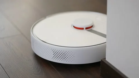 Robot Cleaner 02 Stock Footage 149200422