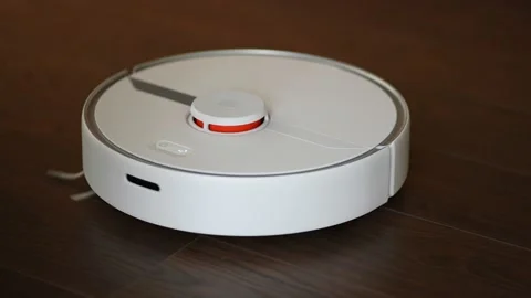 Robot Cleaner 04 Stock Footage 149200184