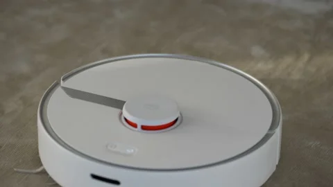 Robot Cleaner 06  Stock Footage 149200919