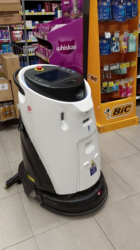 Robot Cleaner Short Video Video stock 256934463