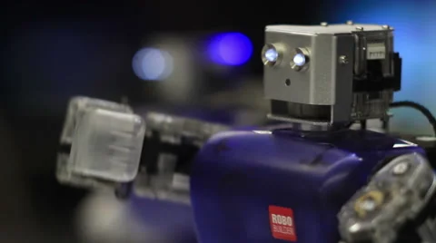 Robot closeup Stock Footage 48248249