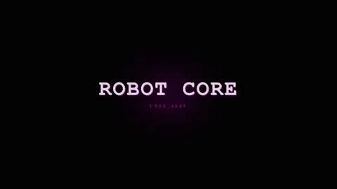 Robot Core Unity 4.65 Text Animation - Futuristic Sci-Fi Title Sequence Stock Footage 331568424