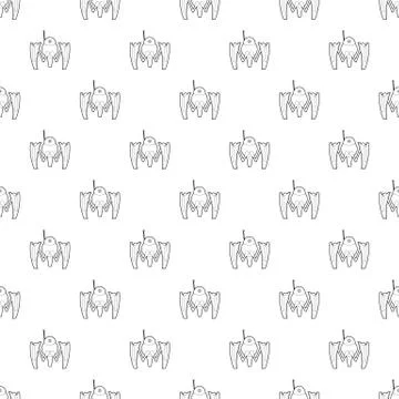 Robot crab pattern seamless Stock Illustration