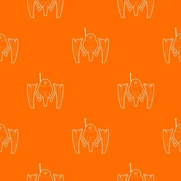 Robot crab pattern vector orange イラスト素材