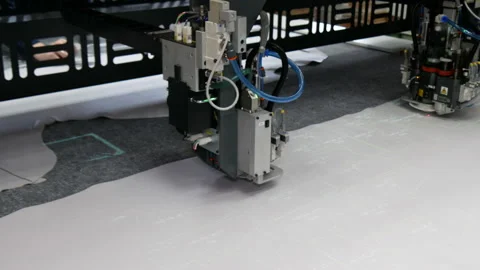 Robot that creates markup for forms. Stock Footage 197552679