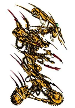 Robot cyborg Stock Illustration