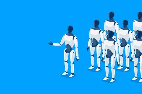 Robot-D1-army Stock Illustration