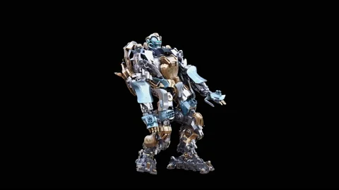 Robot Dancing, with Alpha matte. 库存影片 167226729