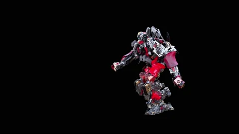Robot Dancing, with Alpha matte. 库存影片 167275589