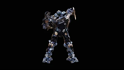 Robot Dancing, with Alpha matte. 動画素材 169031979