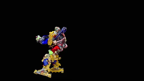 Robot Dancing, with Alpha matte. 库存影片 170608478