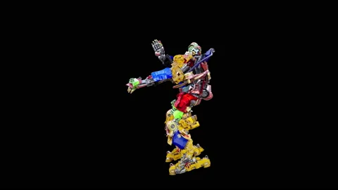 Robot Dancing, with Alpha matte. 库存影片 179538833