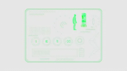 Robot dancing transparent background for push on background Stock-Footage 289598750