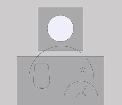 Robot doctor artificial intelligence Stock Illustration