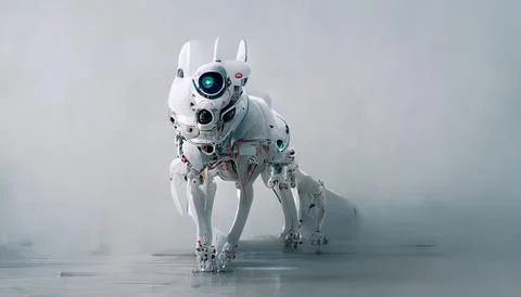Robot Dog Stock Illustration