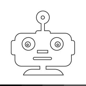 Robot emotion icon illustration design Stock-Illustration