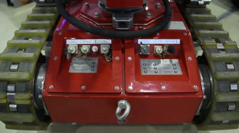 Robot engineer, sapper, engineer Stock Footage 56802411