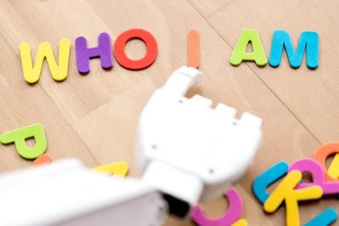 Robot with ethic problems Foto stock