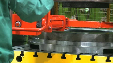 Robot factory wheels 2 Video stock 22110657