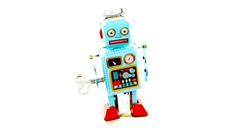 Robot fail isolated Stock Footage 321587687