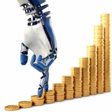 Robot fingers Stock Illustration